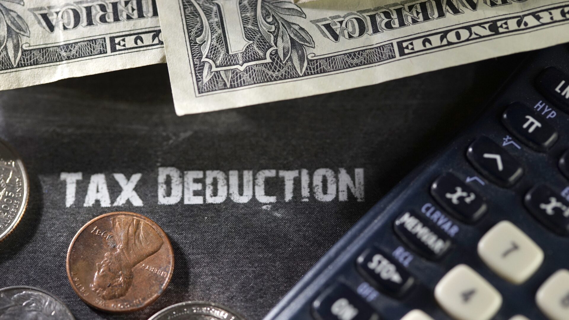 A graph showing the different tax credits and deductions available to lower your tax bracket